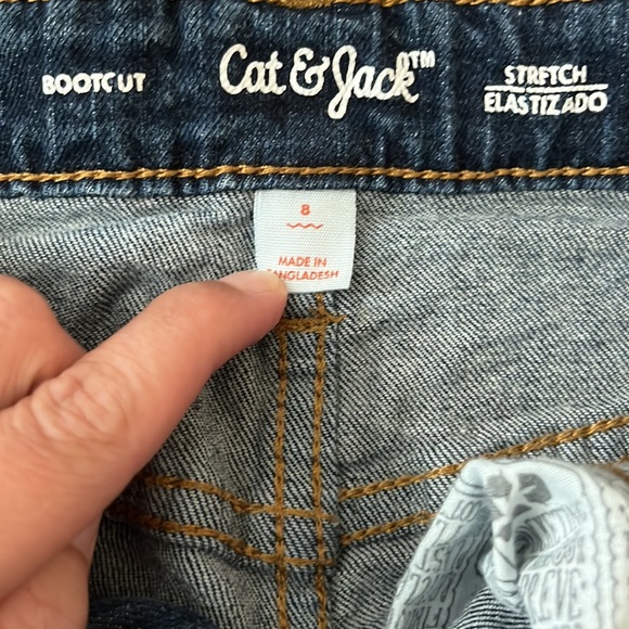 Cat & Jack - Boys Bootcut Jeans - Size 8 - Picture 4 of 6